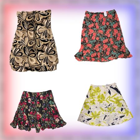 All - Styles Floral priend skirts (RX-1425)