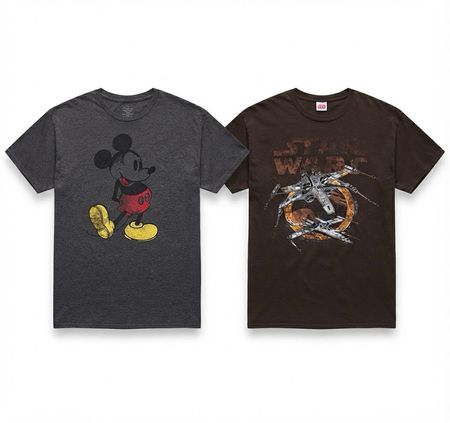 (FV-2489) T-shirt stampate in stile vintage