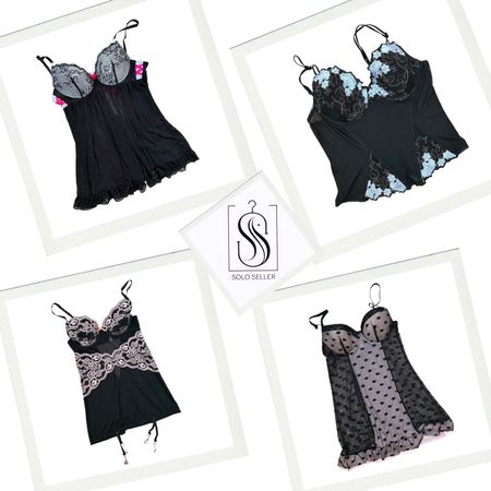 Y2K Black Gothic Mix Baby Doll & Corsets