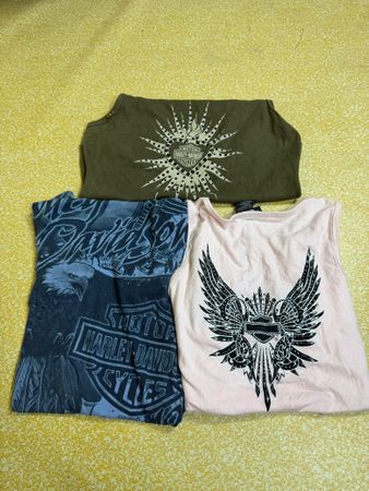 ThB0059 Y2K Harley-Davidson Graphic Tank Tops – Vintage Motorcycle Style