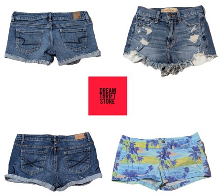 AEROPOSTALE HOLLISTER AMERICAN EAGLE AMBEROCOMBIA FITCH SEXY SHORTS