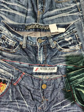 Vintage washed jeans