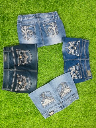 Y2K Embroidered Skirts