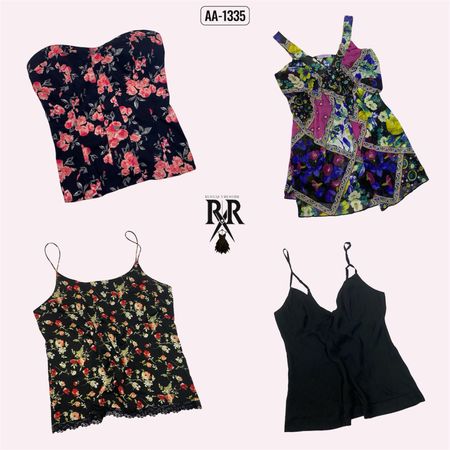 Y2k Black Rave Mix Tops (AA-1335)