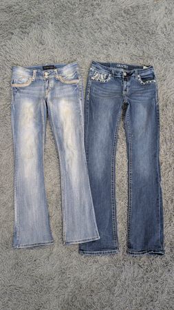 ***Y2K Embellished & Embroidered Denim – Flare Jeans Collection