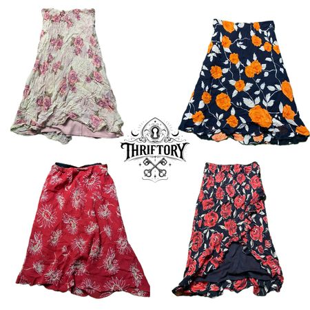 Y2K Forest Vibe Printed Maxi Skirt TY-138