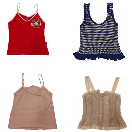 Y2K Vintage Cami Tops 💖