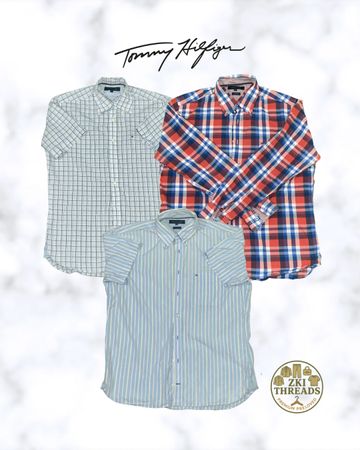 Tommy Hilfiger Button Down Shirts (ZKI-120)