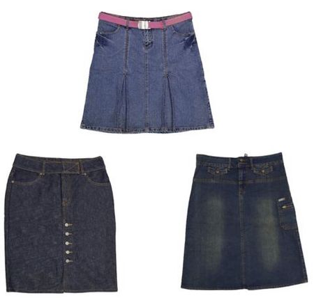 Y2K Denim Darling Midi Skirts