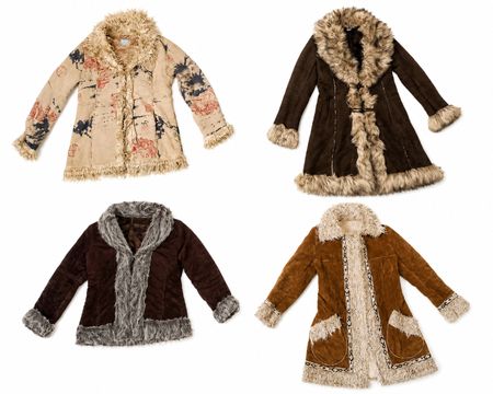 Vintage Shearling Style Coats – Unique Winter Mix