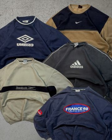 Premium Vintage Wiederverkäufer Lose Sweatshirt