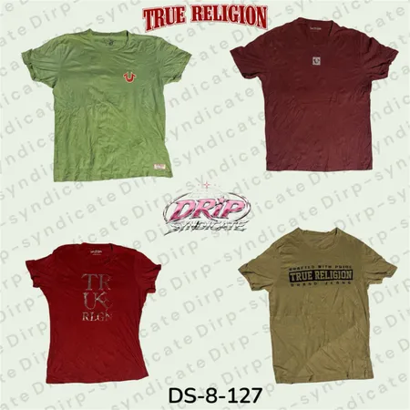 True Religion Men’s Shirt – Premium Casual Short Sleeve Tee (DS-8-127)