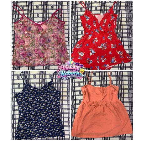 Y2K Vintage Floral Cami & Swing Dress Bundle | VR-355