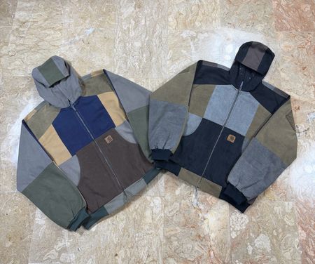 Upcycled Carhartt Corduroy Hoodie