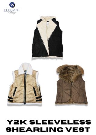 Y2K Shearling Vest - EV2280