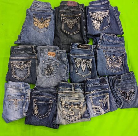 Embroidered Jeans