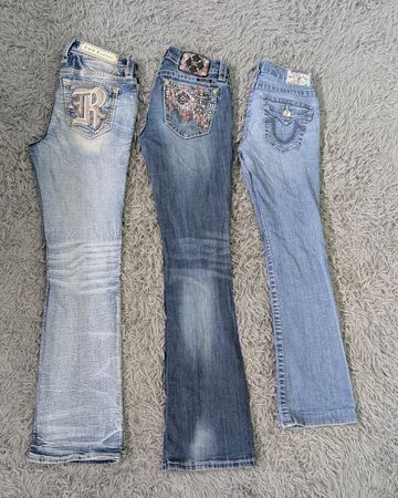 ***Miss Me, True Religion & Rock Revival Flare & Straight Jeans