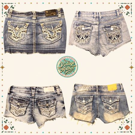Y2K Euro Chic Thick Stitch Low Rise Shorts Bundle 10pcs (SS2)