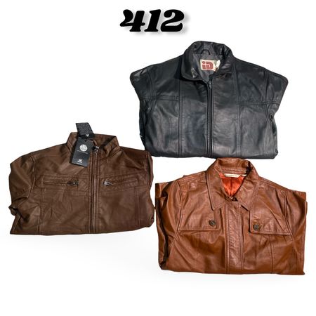 Leather Jacket (brand’s) Worthington , Akdoora & Tia Bing etc #412.