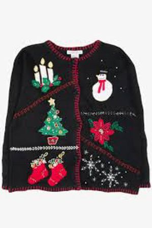 Vintage-Weihnachtspullover