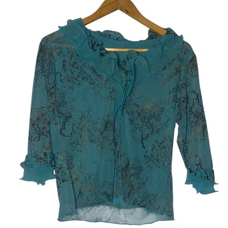 Y2K full sleeves blouse