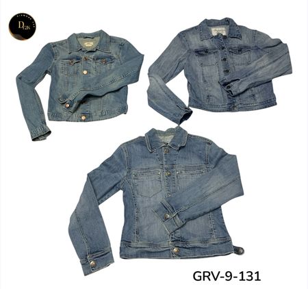 Veste en jean Y2K – Vêtements d'extérieur rétro décontractés pour femmes (GRV-9-131)
