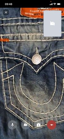 Jeans flare True Religion selezionati a mano su misura
