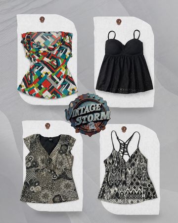 Y2K Grunge Blouse