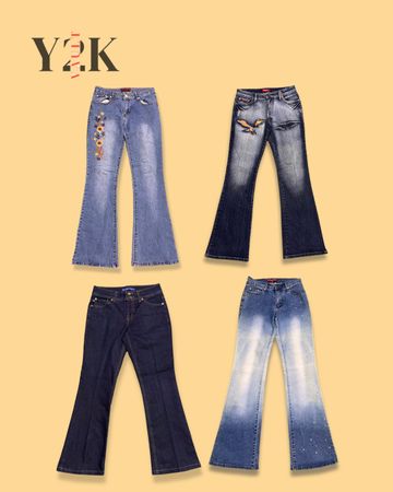 Vintage Y2K Denim Jeans Bundle (Yv-776)