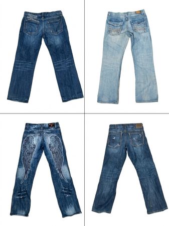 Wholesale Y2K Denim Bundle men jeans(Z-19)