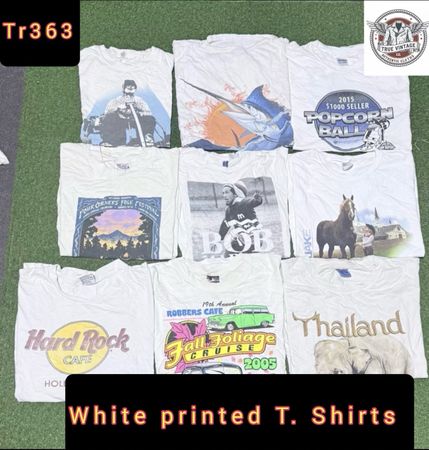 White printed T-shirt Tr 363