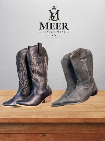 Y2k Style western Cowboy Boots
