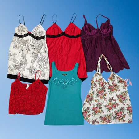 Y2K mixed tops