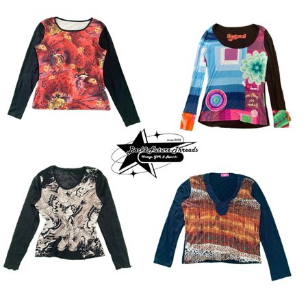 Y2k Nature Vibe Girl Full Sleeve Top B2F-213