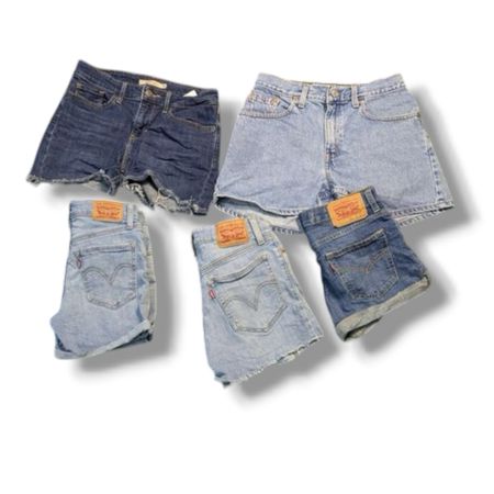 mix vintage denim short