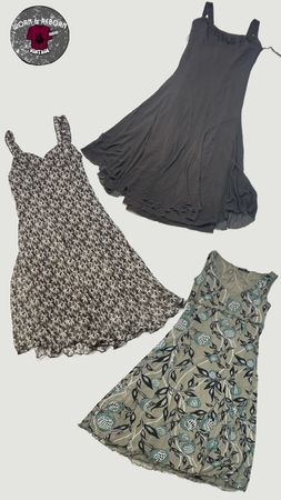 Y2k earthy tone dresses WR2046