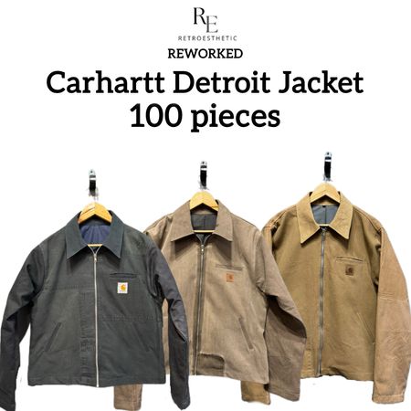 Vestes Carhartt Detroit upcyclées (100 pièces)