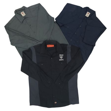 Vintage Dickies bedruckte Arbeitshemden