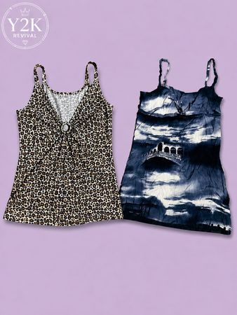Y2K Printed Cami Tops Bundle