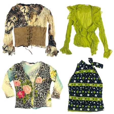 Y2K Italian Runway Style Tops: TT-357