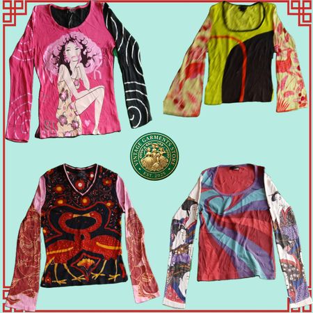 Custo Barcelona Ladies Vintage Print Tops Lot