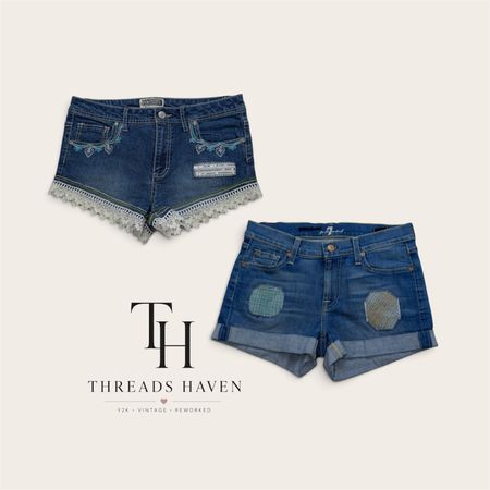 Upcycled Levi’s Denim Shorts – Vintage Mini Micro Shorts Wholesale