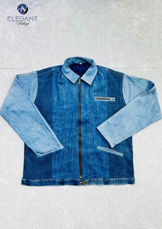 UPCYLED Patchwork Denimjacken - EVR0605