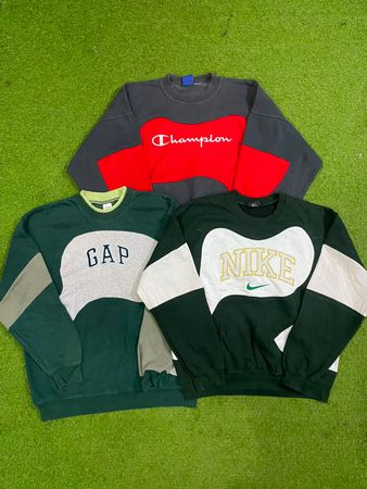 Upcycle Mixed branded sweatshirt
