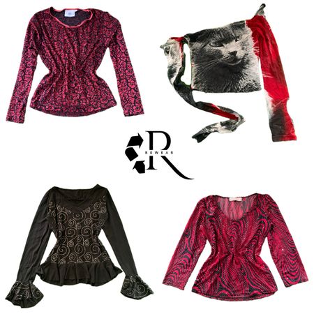 Y2K Unique Girl Printed Full Sleeve Tops RW-2339