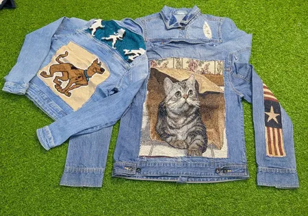 7500 - Upcycling Denimjacke