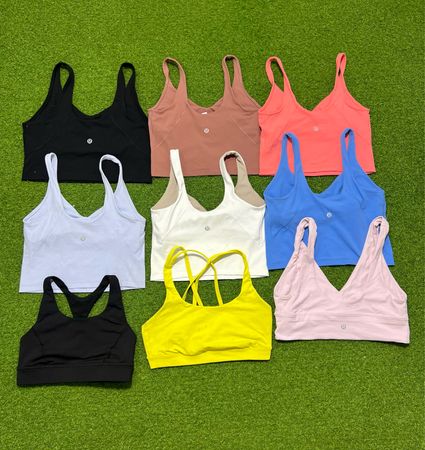 Yv552 Lululemon Mix Sports Bra 16P