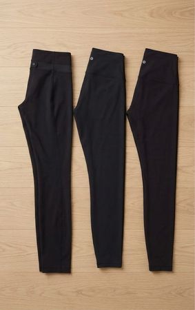 Lululemon Leggings Only Black