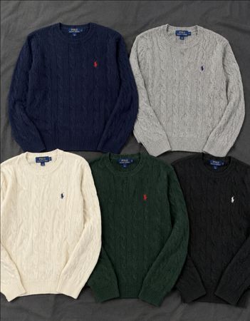 Pulls en maille torsadée Polo Ralph Lauren