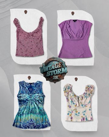 Y2K Fairy Core Blouse